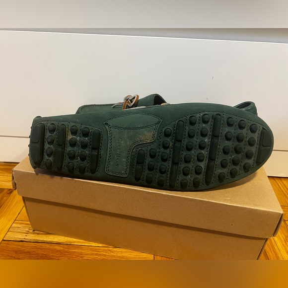 Cole Haan Men's Air Grant Driving Moccasin Green/ Moss - Picture 2 of 6